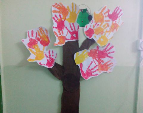 درخت دوستی (پائیز و رنگهای پائیزی) – کلاس خانم باغبان