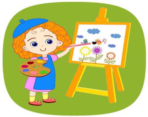 آموزش نقاشی کلاس خانم قائمی(پیش دو)